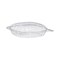 Dart ClearSeal 5.4 in. x 5.3 in. x 2.6 in. 13.8 oz. Hinged-Lid Plastic Sandwich Containers - Clear (500/Carton)
